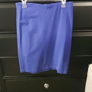 Cobalt blue skirt